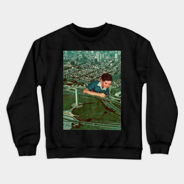 City Crewneck Sweatshirt by mathiole